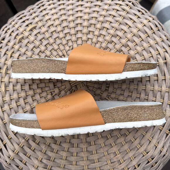 Betula by Birkenstock Tan Slide Sandals US 8 EU 39Women’s Comfort Shoes Brown - Picture 4 of 12